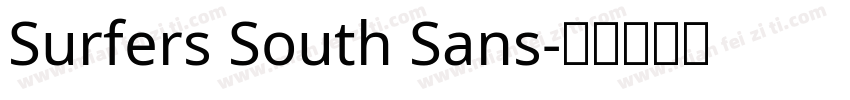 Surfers South Sans字体转换